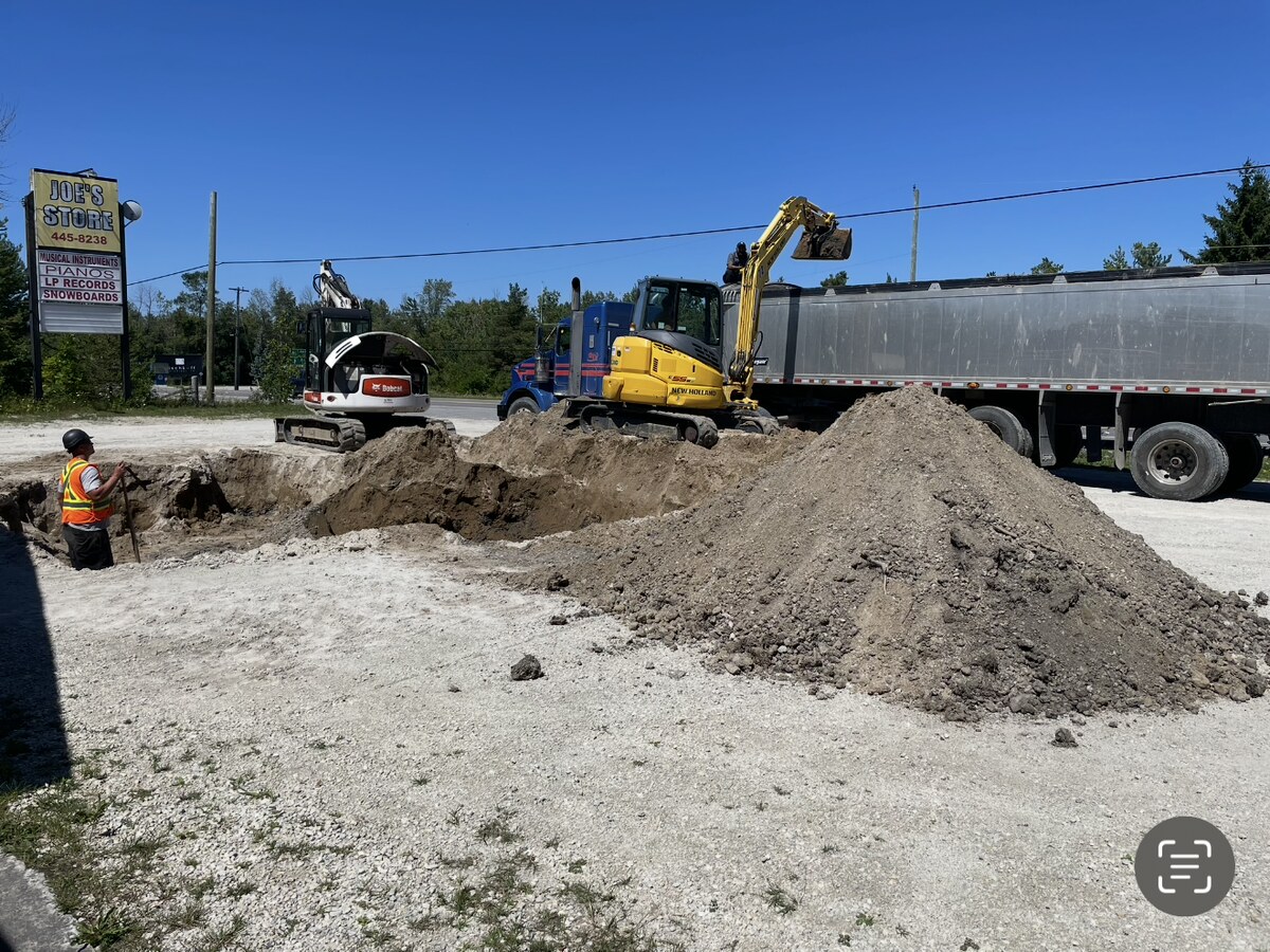 Excavation site work delivered for a site-prep client